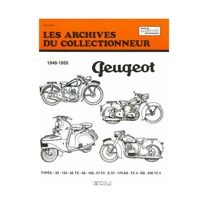 PEUGEOT 125-150-175/250 CC (1949-1955) Archives du Collectionneur n°104 | 9782726899427 |