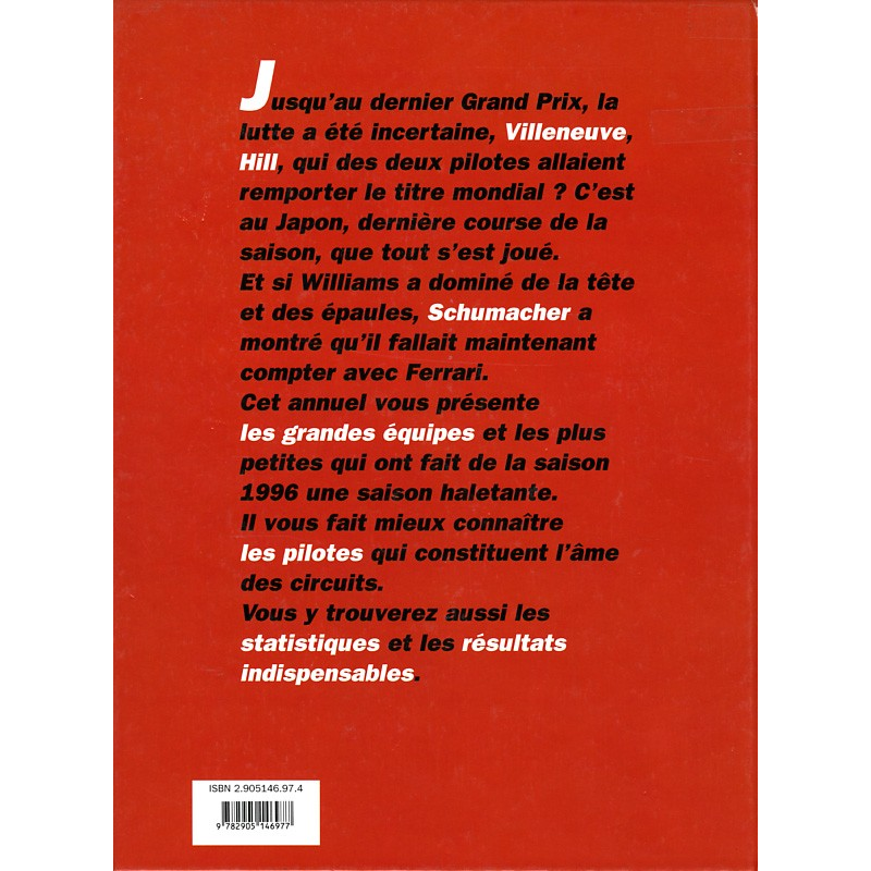 SUPERSTARS FORMULE 1 1996 | 9782905146977 |