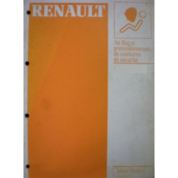 MANUEL DE REPARATION AIR BAGS et PRETENSIONNEURS RENAULT 19 | 7711096394 |