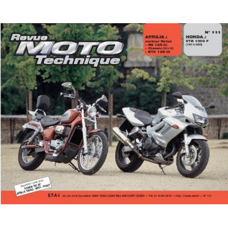 Revue Technique Moto HONDA VTR 1000 (1997-2003) | RMT 111 |