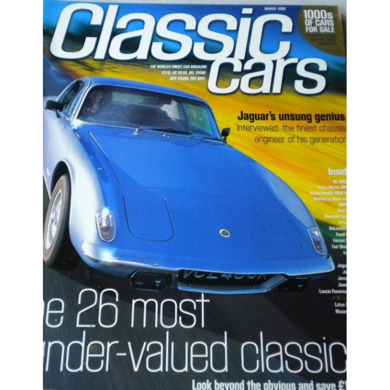 CLASSIC CARS - THE 26 MOST UNDER-VALUED CLASSICS | 07447074526 |