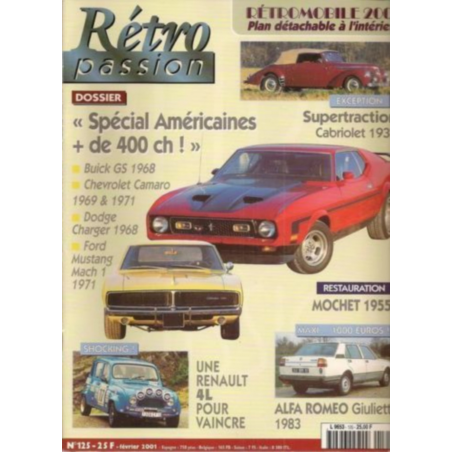 RETRO PASSION BUICK / CAMARO / DODGE / MUSTANF N°125 | RETRO PASSION N°125 |