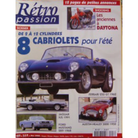 RETRO PASSION CABRIOLETS DE 2 A 12 CYLINDRES N°117 | RETRO PASSION N°117 |
