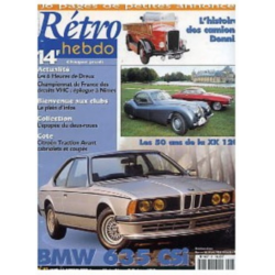 RETRO HEBDO BMW 635 CSI N°81 | RETRO HEBDO N°81 |