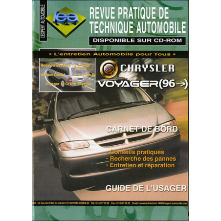 REVUE TECHNIQUE CHRYSLER VOYAGEUR depuis 1996 | RTA TAP380 |