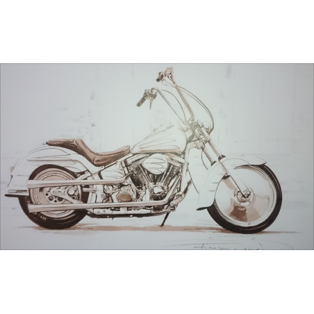 Reproduction - Moto SOFT CUSTOM, François BRUERE | bruereSOFT |