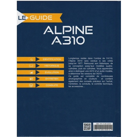 Le guide de la ALPINE A310 / Maguet Guillaume / Edition ETAI | 9791028302290 |