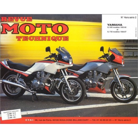 REVUE MOTO TECHNIQUE YAMAHA XJ 750 et XJ 900 de 1983 à 1990 - RMT HS02 | 9782726895016 |