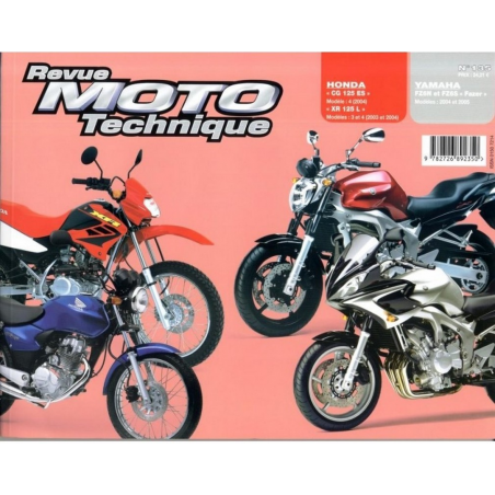 Revue Technique Moto YAMAHA FZ6 FAZER (2004-2005) | RMT 135 |