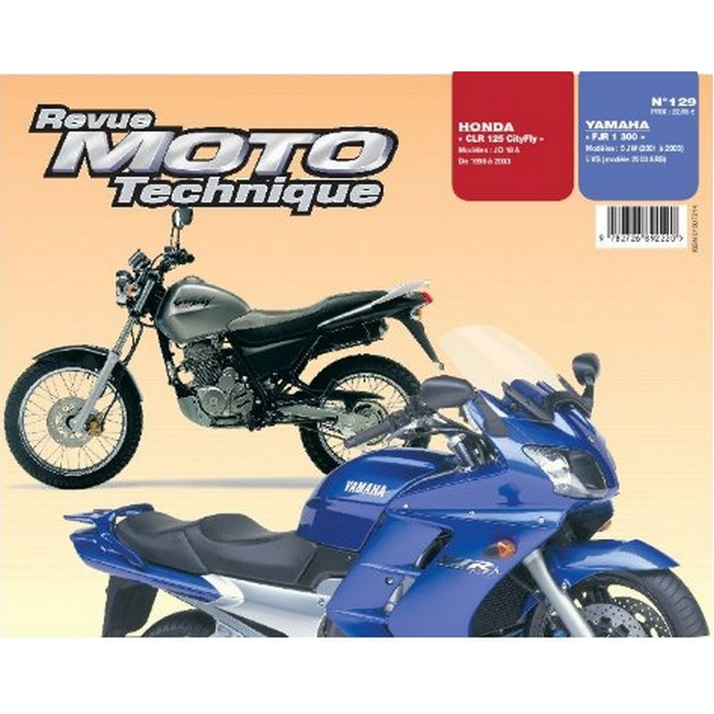 Revue Technique Moto HONDA CLR 125 CityFly (1998-2003) | RMT 129 |