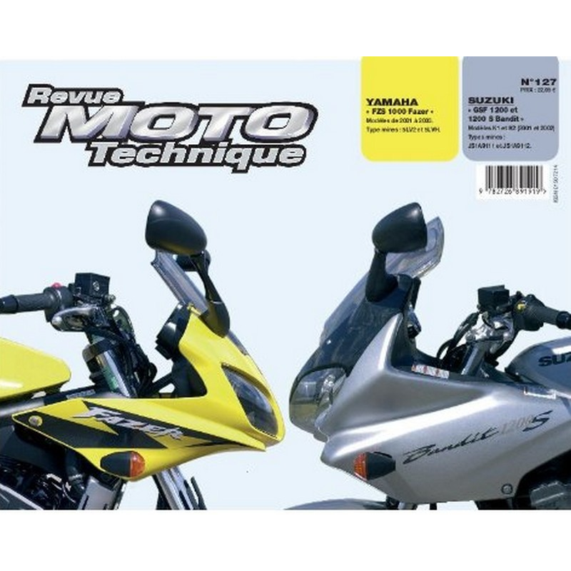 REVUE MOTO TECHNIQUE SUZUKI GSF 1200 de 2001 et 2002 - RMT 127 | 9782726891919 |