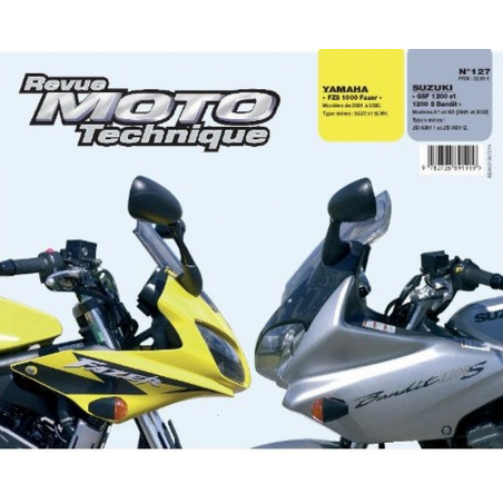 REVUE MOTO TECHNIQUE SUZUKI GSF 1200 de 2001 et 2002 - RMT 127 | 9782726891919 |