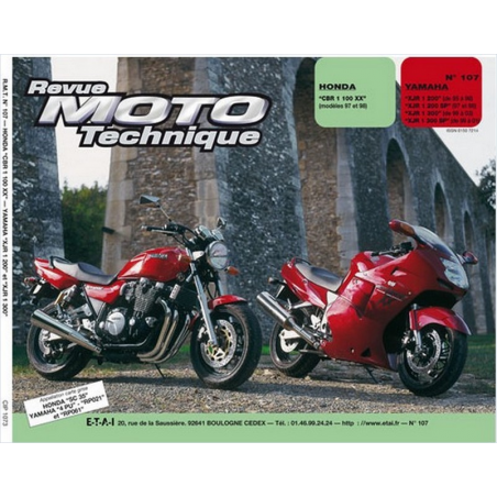 Revue Technique Yamaha XJR 1200 / 1300cc (1995 - 2003) | RMT 107 - Yamaha |