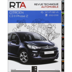 REVUE TECHNIQUE CITROEN C3 PHASE 2 (2013 à 2016) - RTA 815 | 9791028306106 |