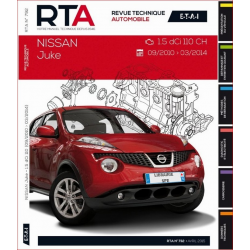 REVUE TECHNIQUE NISSAN JUKE PHASE 1 (2010 à 2015) - RTA 792 | 9782726879252 |