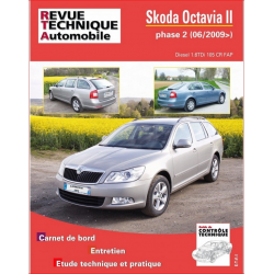 REVUE TECHNIQUE SKODA OCTAVIA 2 PHASE 2 (2008 à 2013) - RTA B763 | 9782726876350 |