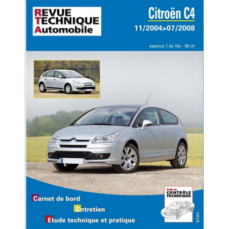 REVUE TECHNIQUE CITROEN C4 (2004 à 2008) - RTA B750 | 9782726875056 |