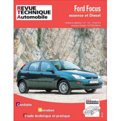 REVUE TECHNIQUE FORD FOCUS (1998 à 2004) - RTA 738 | 9782726873816 |