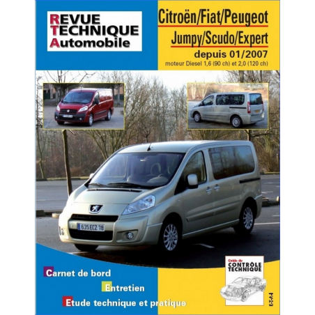 REVUE TECHNIQUE PEUGEOT EXPERT (2007 à 2016) - RTA B728 | RTA B728 |