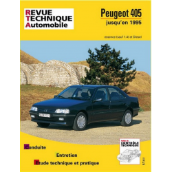 REVUE TECHNIQUE PEUGEOT 405 (1987 à 1996) - RTA 726 | 9782726872611 |