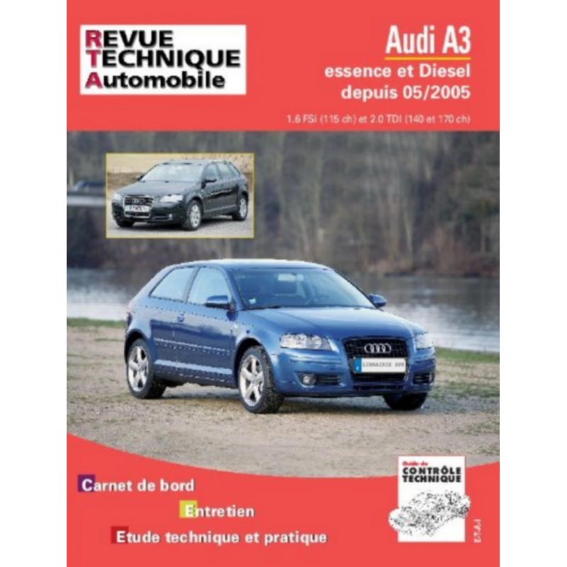 REVUE TECHNIQUE AUDI A3 II (8P) PHASE 1 (2003 à 2008) - B715 | 9782726871560 |