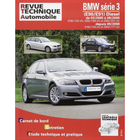 REVUE TECHNIQUE BMW SERIE 3 Phase 5 (E90 et E91) (2005 à 2011) - RTA B712 | 9782726871263 |
