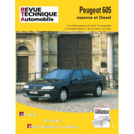 REVUE TECHNIQUE PEUGEOT 605 (1989 à 1999) - RTA 704 | 9782726870419 |