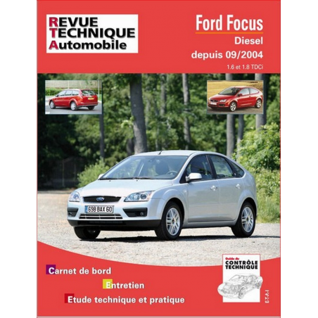 REVUE TECHNIQUE FORD FOCUS 2 (2004 à 2007) - RTA 698 | 9782726869819 |