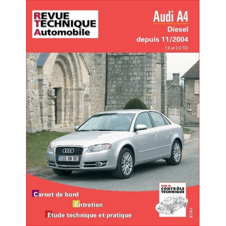 REVUE TECHNIQUE AUDI A4 II phase 2 (8E) (2004 à 2008) - RTA 695 | 9782726869512 |