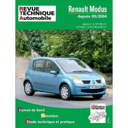 REVUE TECHNIQUE RENAULT MODUS 1 (2004 à 2007) - RTA 689 | 9782726868911 |