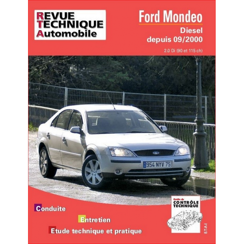 REVUE TECHNIQUE FORD MONDEO 2 (2000 à 2007) - RTA 648 | 9782726864814 |