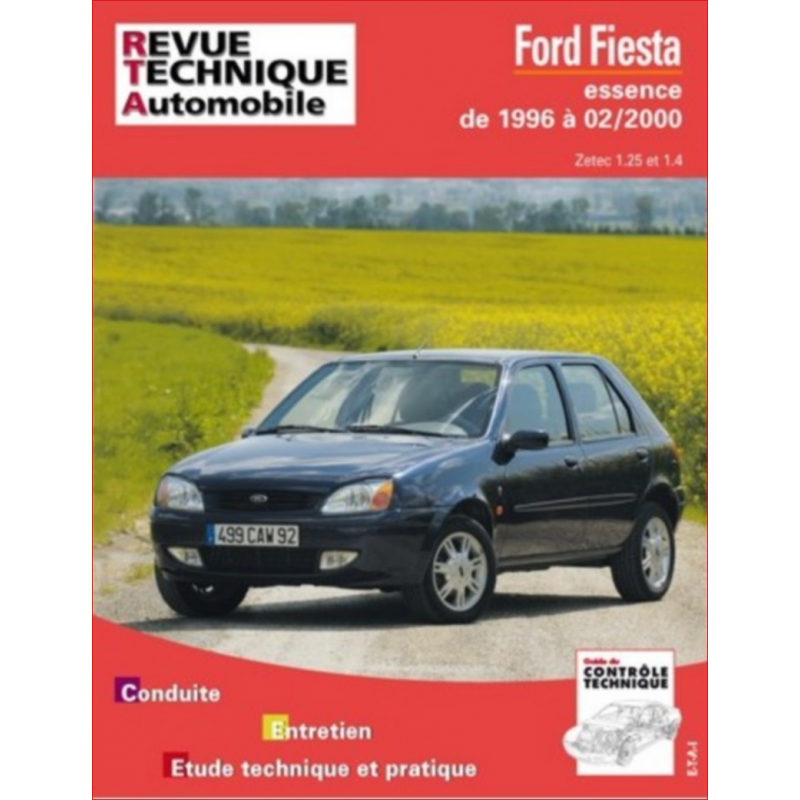 REVUE TECHNIQUE FORD FIESTA ESSENCE de 1996 à 2000 - RTA 600 | 9782726860014 |