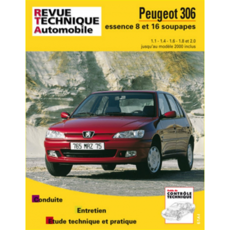 REVUE TECHNIQUE PEUGEOT 306 (1994 à 2000) - RTA 565 | 9782726856512 |