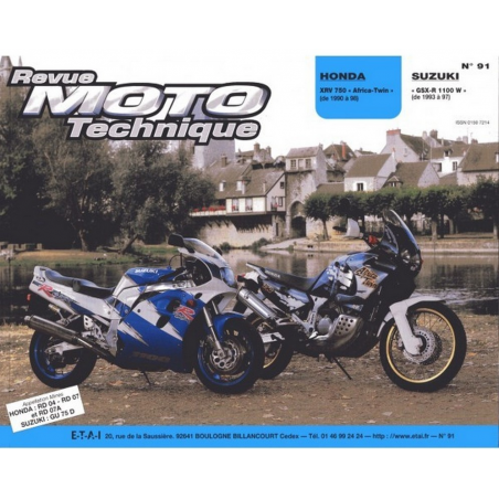 Revue Technique Moto SUZUKI GSX-R 1100 (1993-1997) | RMT 091 |