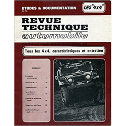 REVUE TECHNIQUE AUTOMOBILE TOUS LES 4 x 4 | RTA  4x4 |