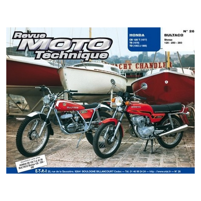 Revue Technique Moto BULTACO SHERPA | RMT 026 |