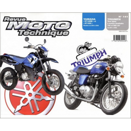 REVUE MOTO TECHNIQUE YAMAHA DT 125 de 2004 à 2006 - RMT 141 | 9782726892428 |