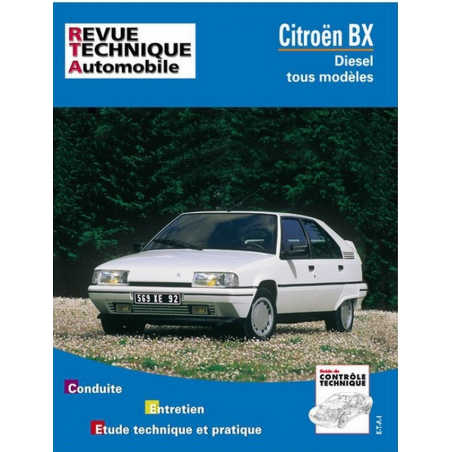REVUE TECHNIQUE CITROEN BX (1983 à 1994) - RTA 445 | 9782726844571 |
