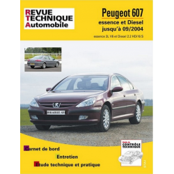 Revue Technique PEUGEOT 607 PHASE 1 (1999 à 2004) - RTAB708 | 9782726870853 |