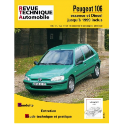 REVUE TECHNIQUE PEUGEOT 106 essence et diesel (1991 à 1999) - RTA 539 | 9782726853931 | 2