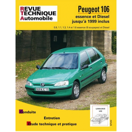 REVUE TECHNIQUE PEUGEOT 106 essence et diesel (1991 à 1999) - RTA 539 | 9782726853931 |
