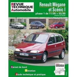 REVUE TECHNIQUE RENAULT MEGANE et SCENIC 1 (1995 à 1999) - RTA 119 | 9782726811917 |
