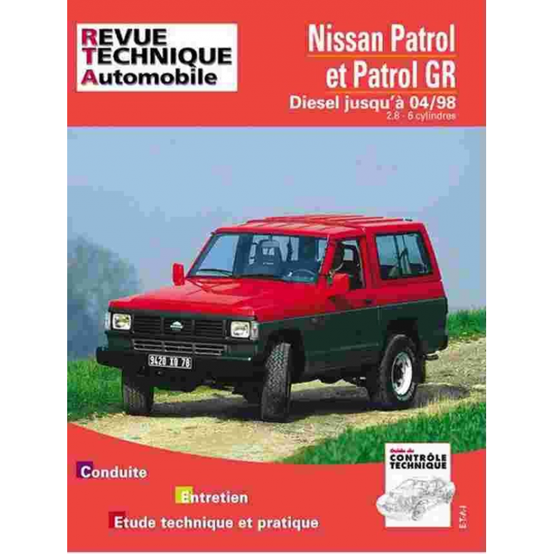 REVUE TECHNIQUE NISSAN PATROL GR (1989 à 1998) - RTA 541 | 9782726854129 |