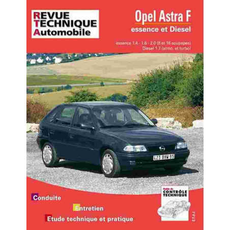 REVUE TECHNIQUE OPEL ASTRA F - RTA 547 | 9782726854723 |