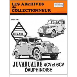 RENAULT JUVAQUATRE et DAUPHINOISE (1938 à 1960) Archives du Collectionneur n°26 | 9782726899182 |