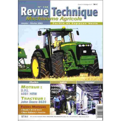 John Deere Série 8 - Revue Technique Machinisme Agricole n°158 | RTMA158 |