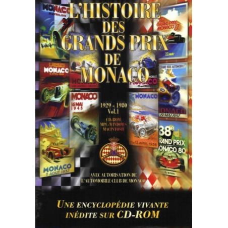 L ’HISTOIRE DES GRANDS PRIX DE MONACO 1929-1980 | 9782950996527 |