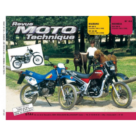 Revue Technique Moto HONDA XLV 750 (1983-1986) | RMT 062 |