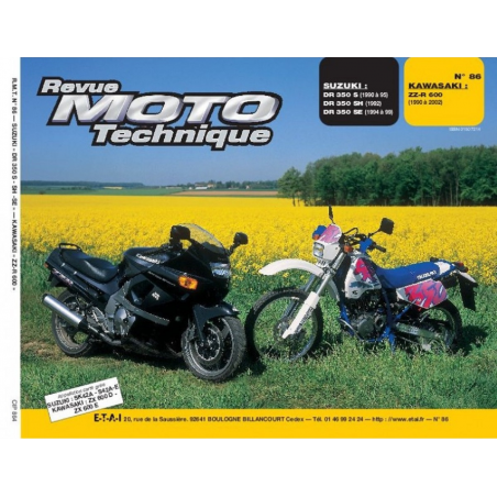 Revue Technique Kawasaki ZZ-R 600 (1990 - 2002) | RMT 086 - Kawasaki |