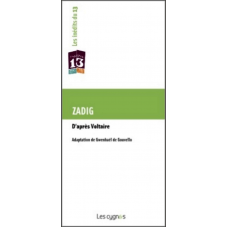 Zadig De Gwenhaël de Gouvello Ed. les Cygnes | 9782915459685 |